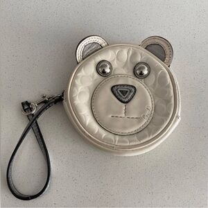 Coach Vintage y2k Polar Bear Signature Pouch